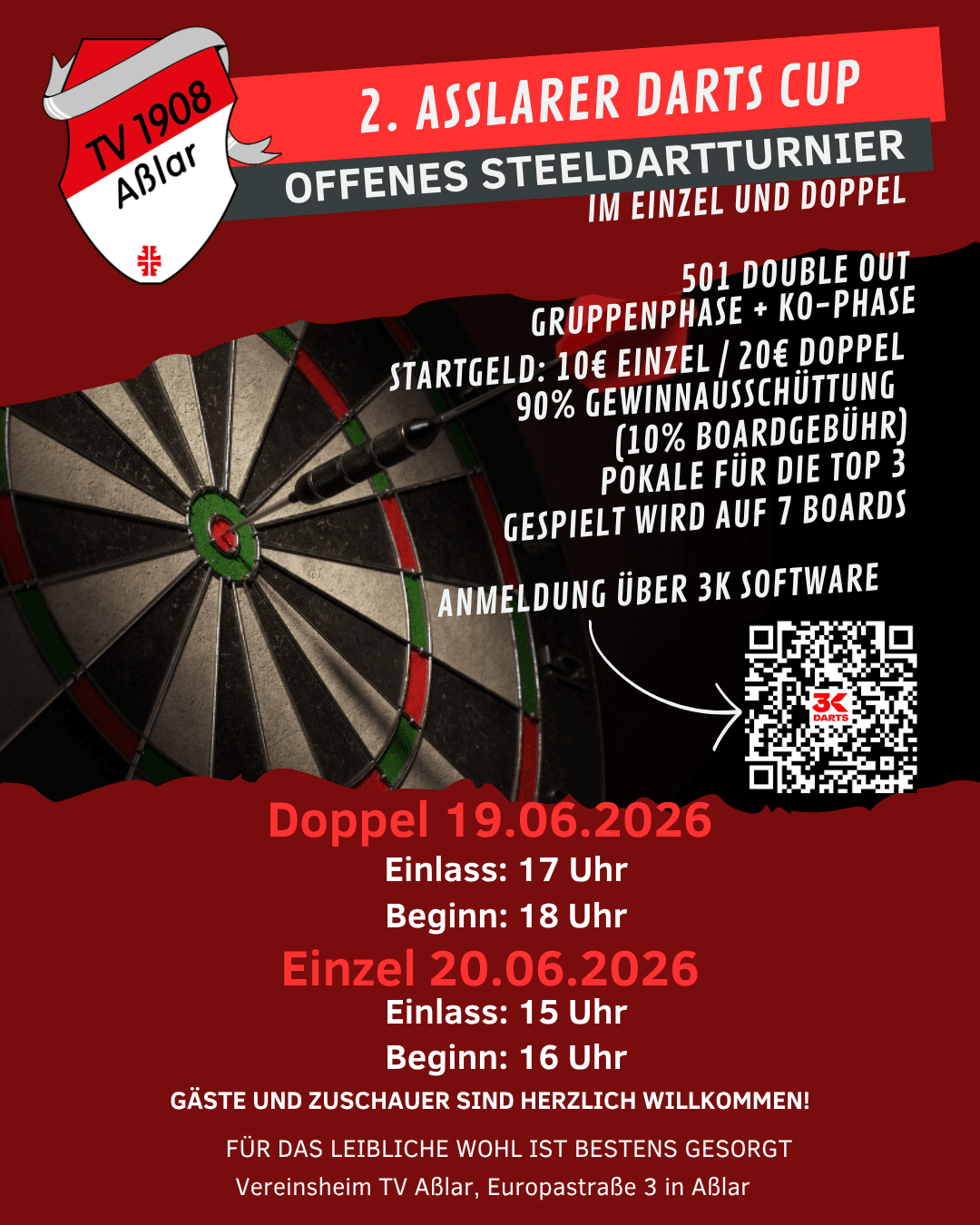 2. Asslarer Darts Cup 2026