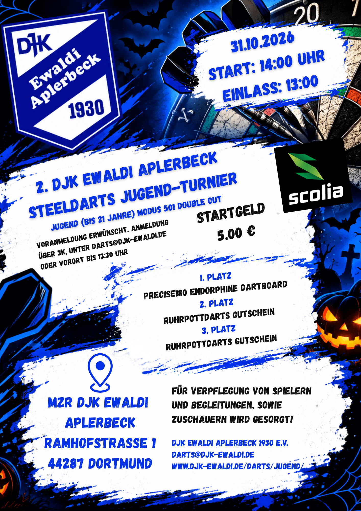 2. DJK Ewaldi Aplerbeck Steeldarts Jugendturnier