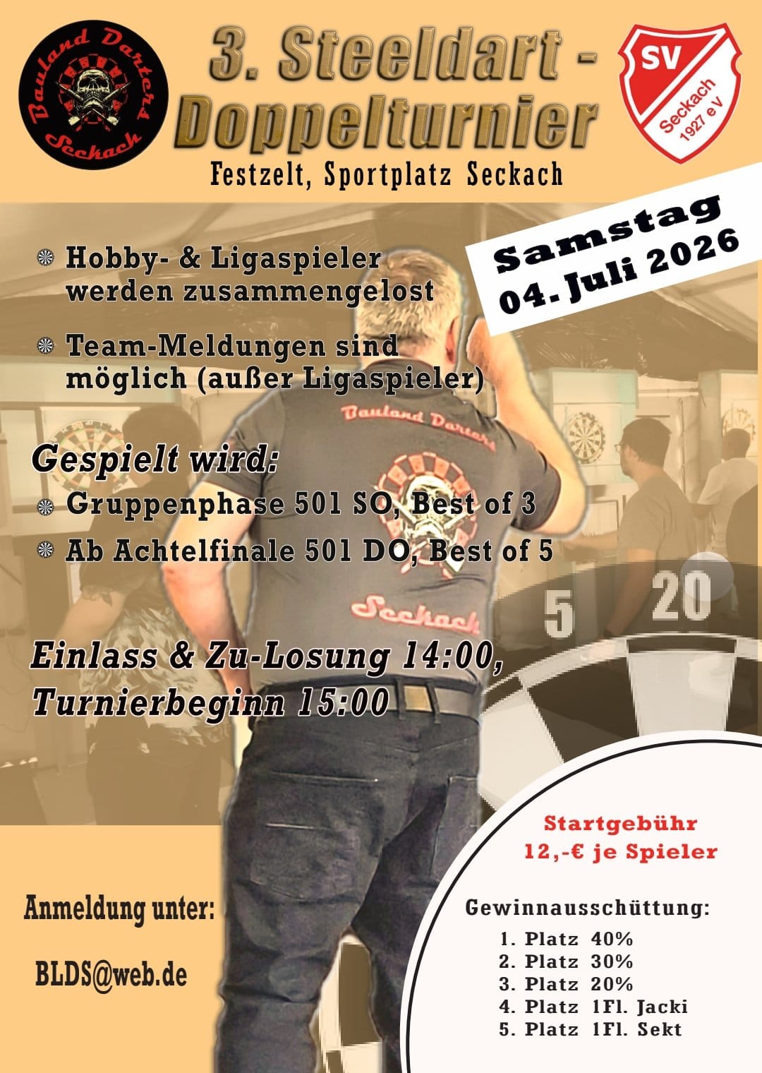 3. Steeldarts-Doppelturnier