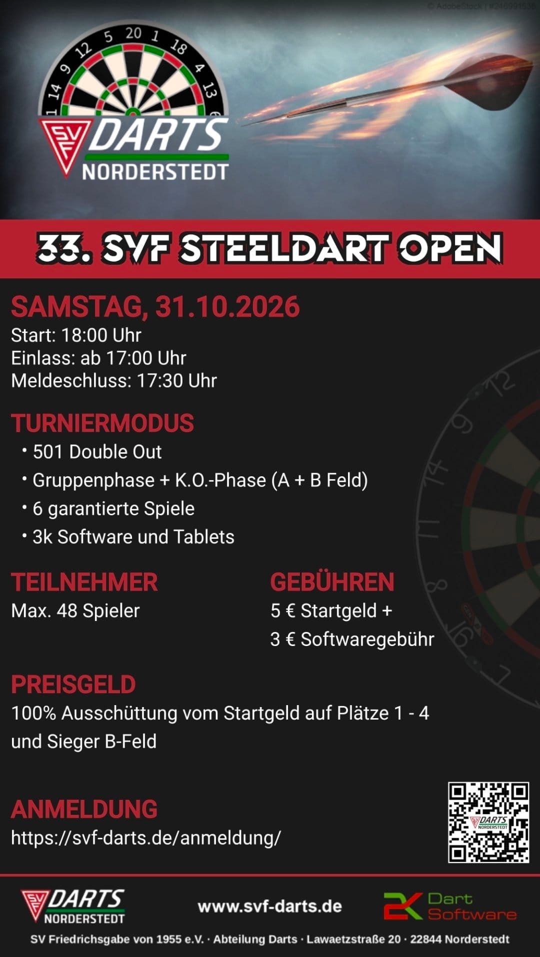 33. SVF Steeldart Open