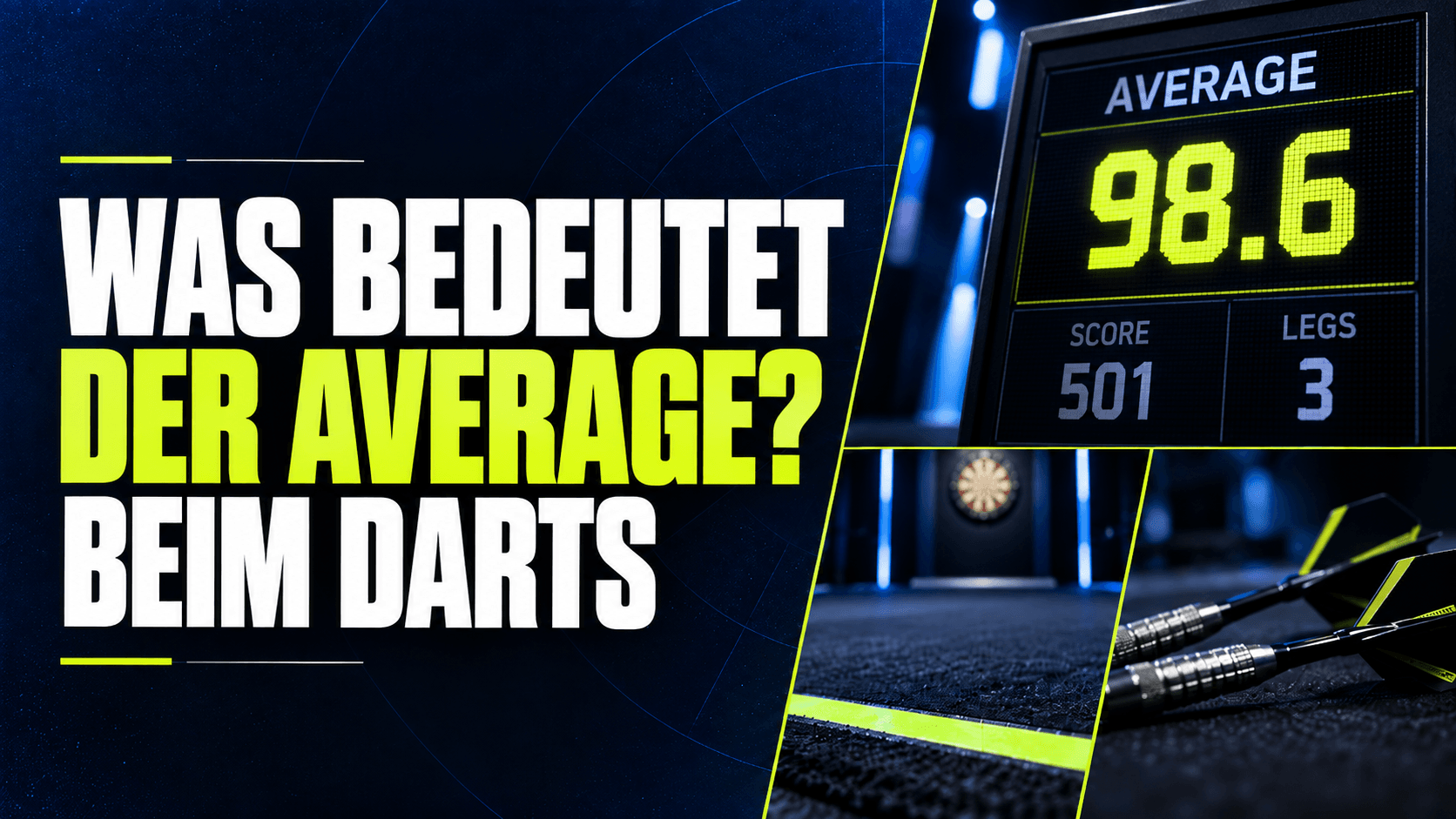 Was bedeutet der Average beim Darts?