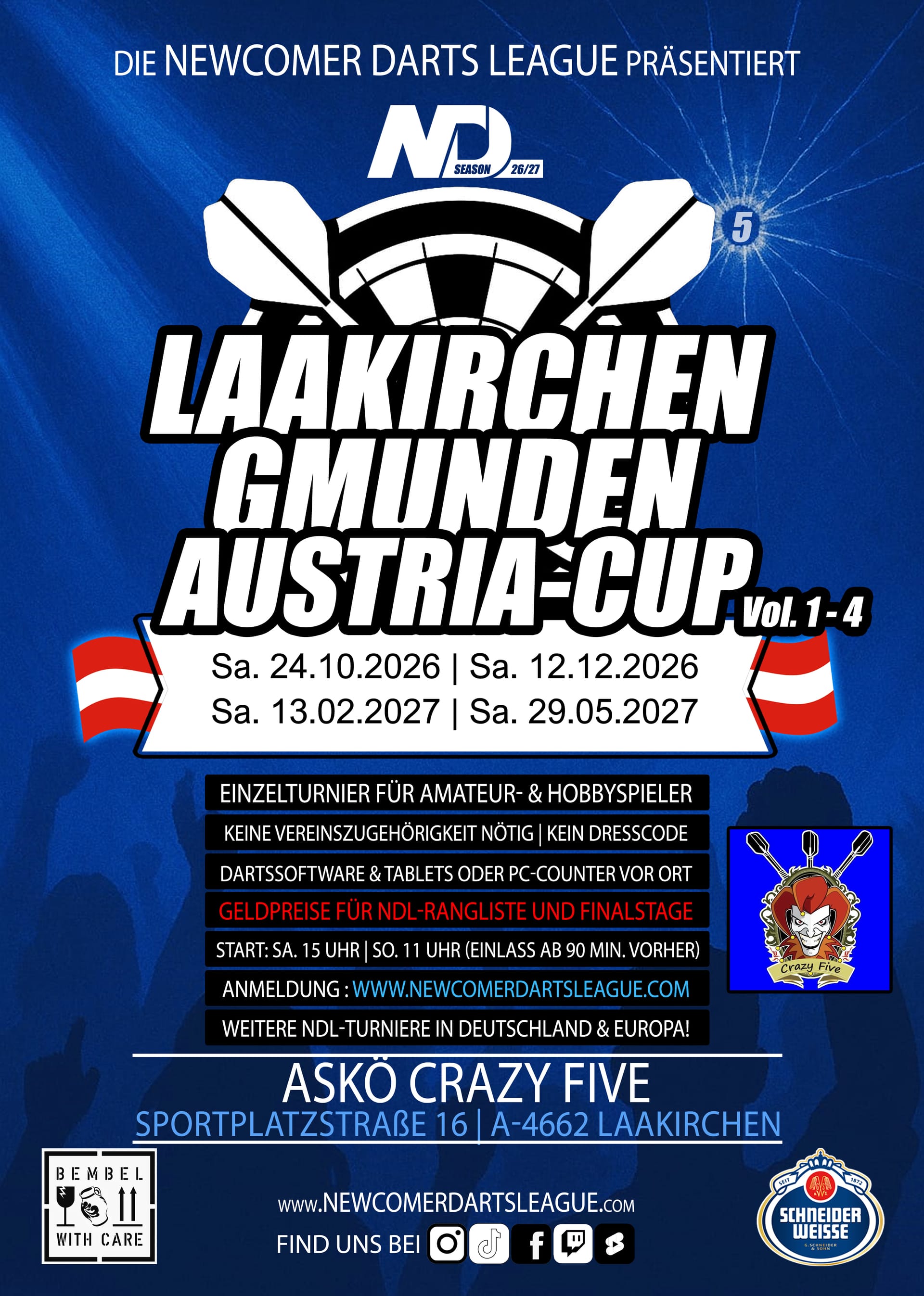 Laakirchen-Gmunden-Austria-Cup Vol. 2 - Newcomer Darts League – Bild 5