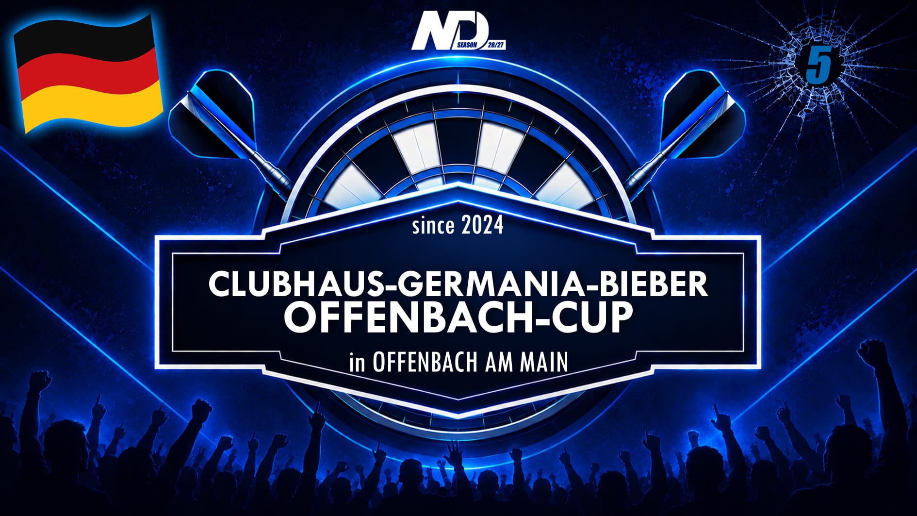 Clubhaus-Germania-Bieber-Offenbach-Cup Vol. 5 - Newcomer Darts League – Bild 1