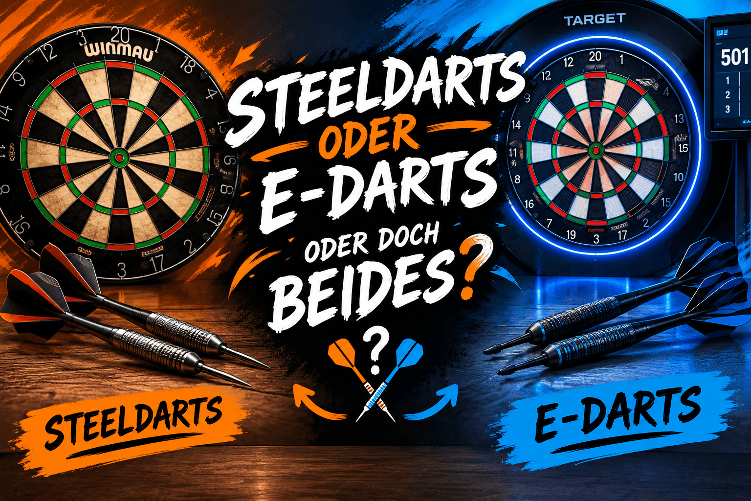 Steeldarts oder E-Darts? Oder doch beides?