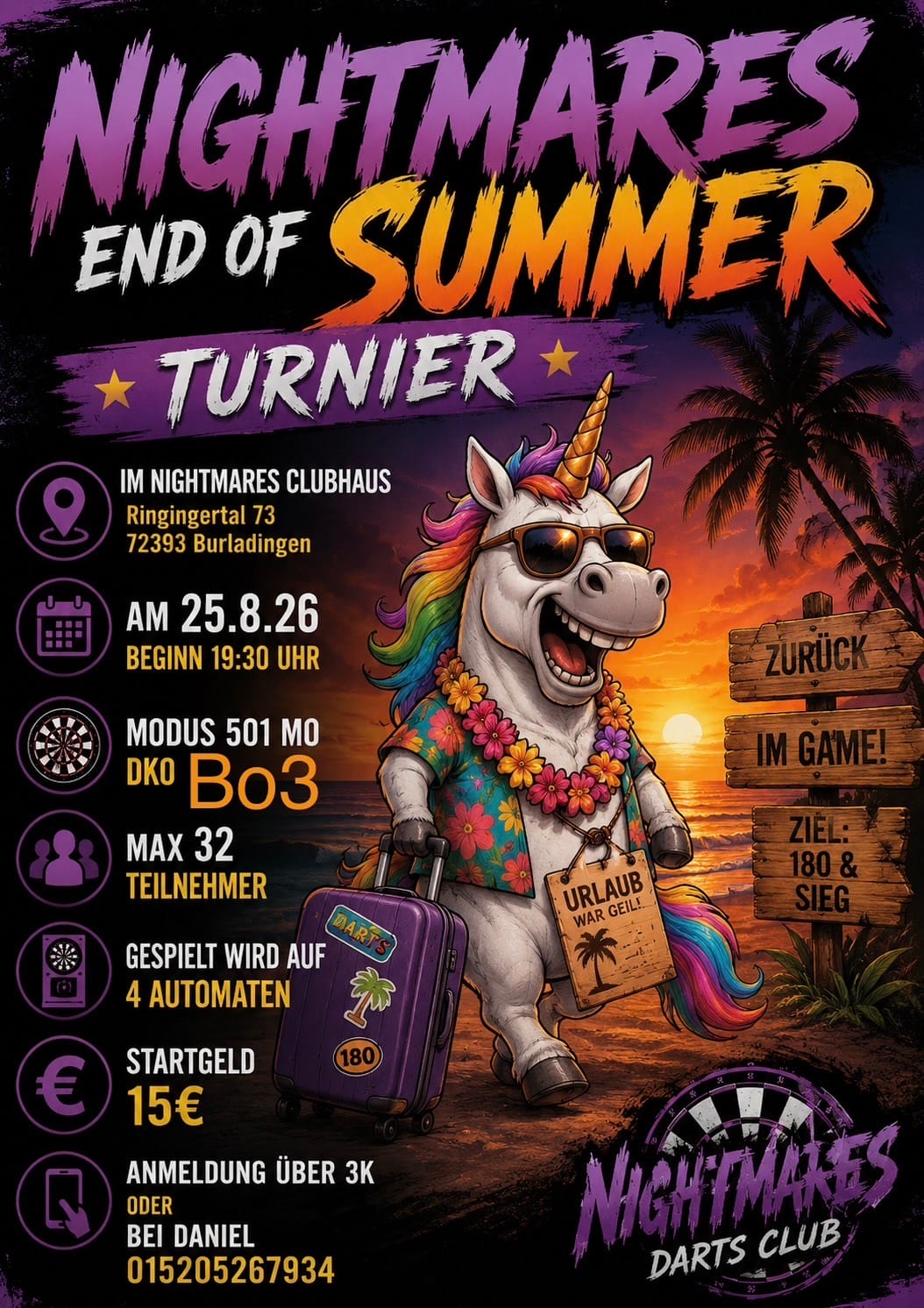 end of Summer Turnier im nightmares Clubhaus