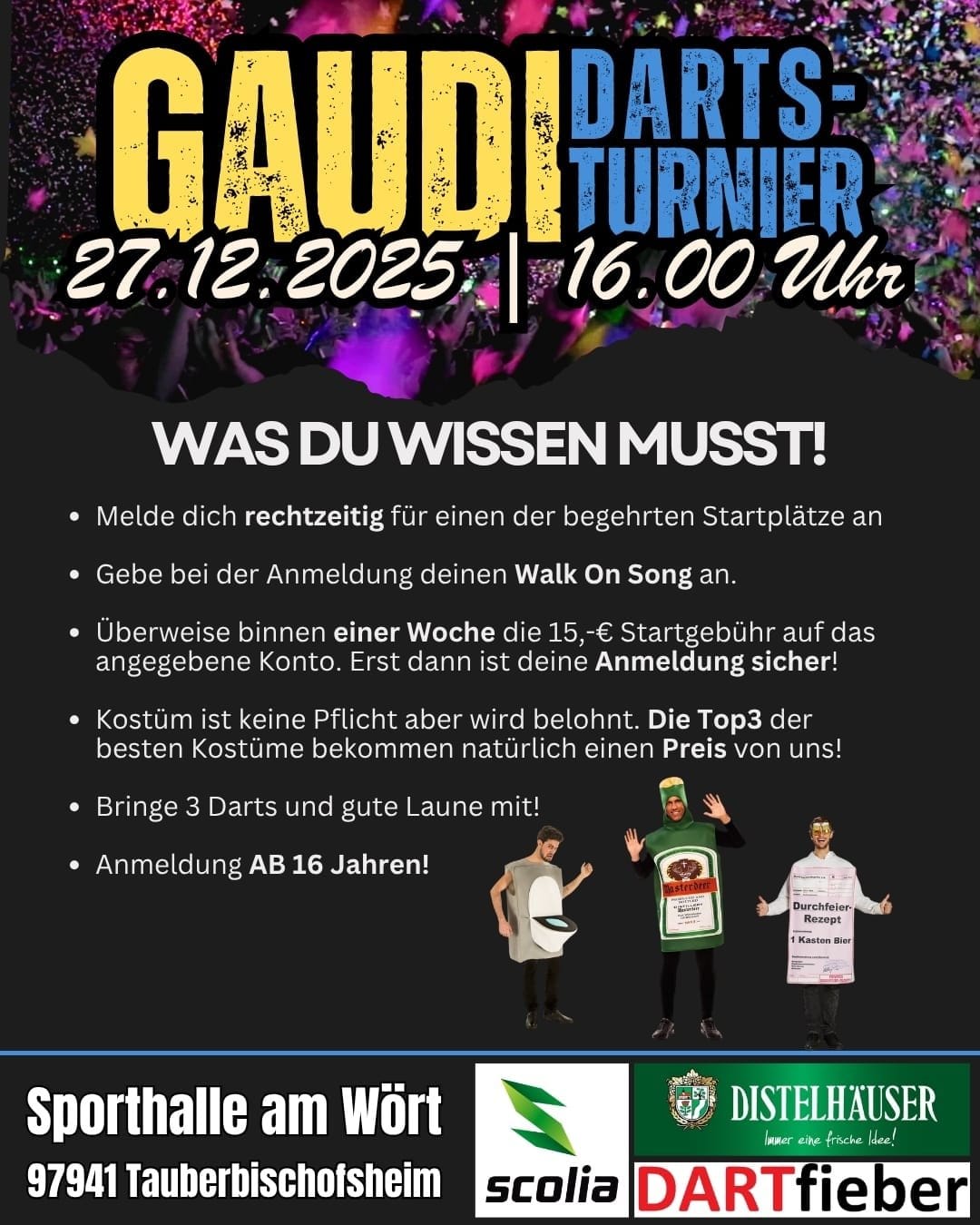 Gaudi Darts-Turnier Tauberbischofsheim – Bild 2