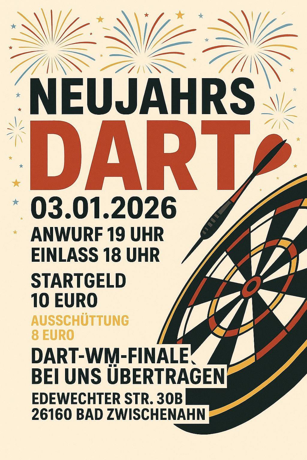 Neujahrs Dart Bad Zwischenahn