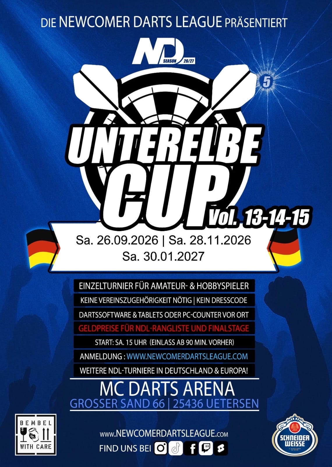 Newcomer Dart League Unterelbe Cup – Bild 1