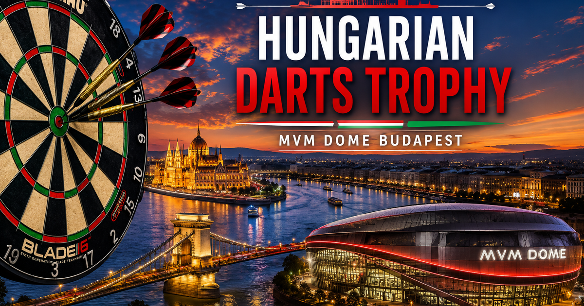 Hungarian Darts Trophy 2026: Teilnehmerfeld, wann die Auslosung feststeht, Historie und Format