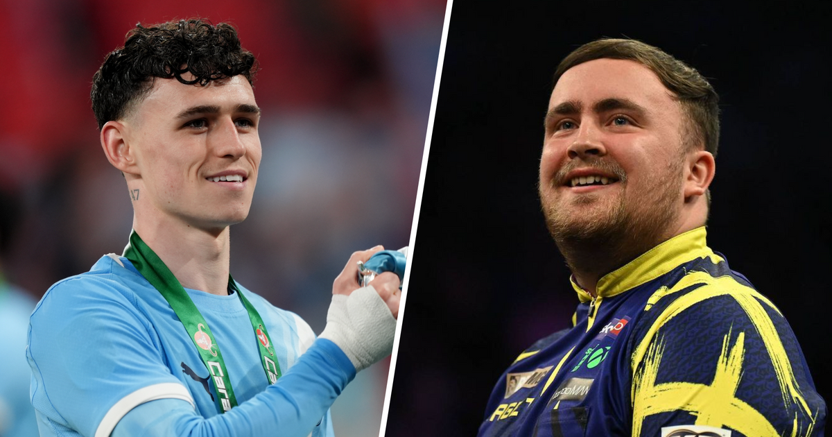 VIDEO: Fußball-Star Phil Foden wirft eine 180 und staunt selbst – „Ist das auf Kamera?“: Weltmeister Luke Litt