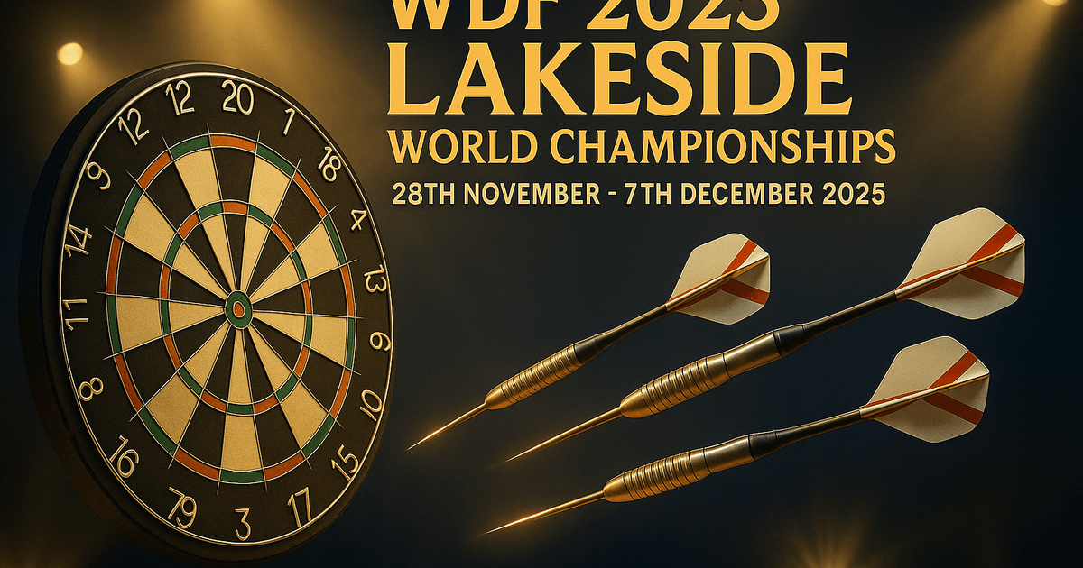 WDF Weltmeisterschaft 2025 im Lakeside: Ergebnisse, Auslosung, Teilnehmerfeld, Spielplan und Prognosen