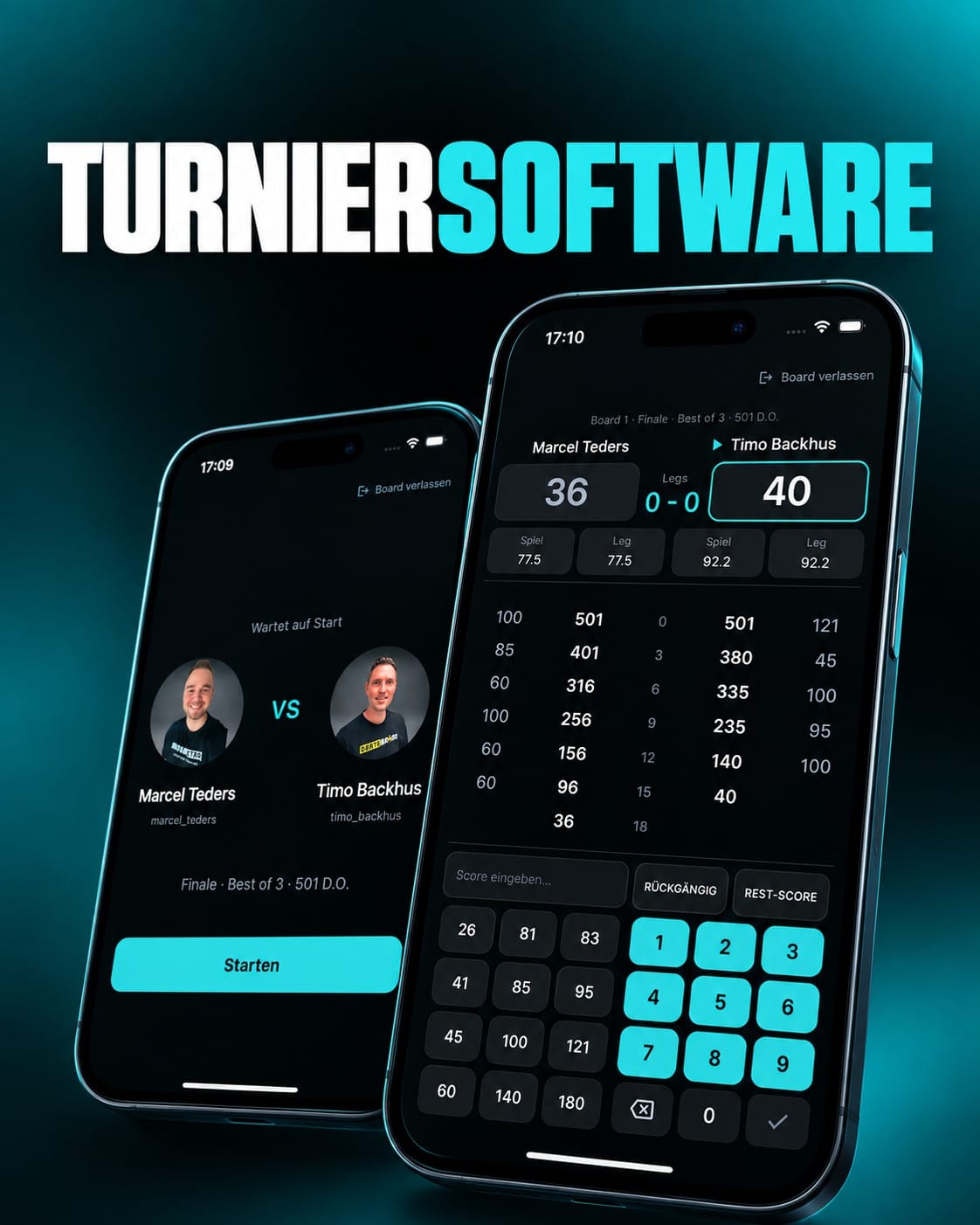 Marcel (Admin): Nächste Woche ist es soweit! Die DartCloud-Turniersoftware…
