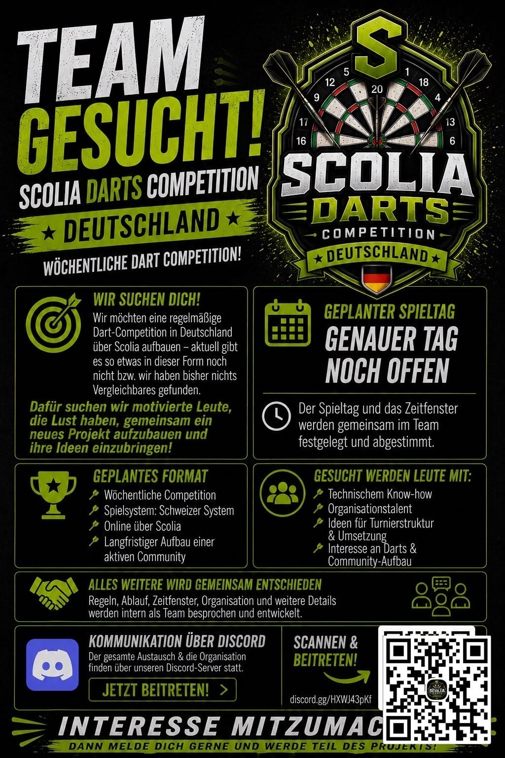 Scolia Darts Competition Deutschland