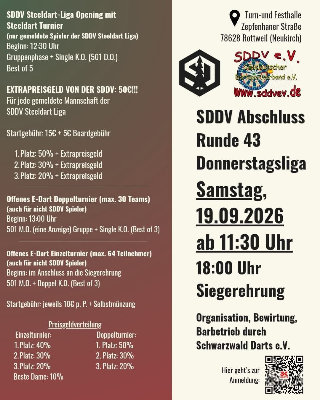 SDDV Abschlussturniere und Siegerehrung