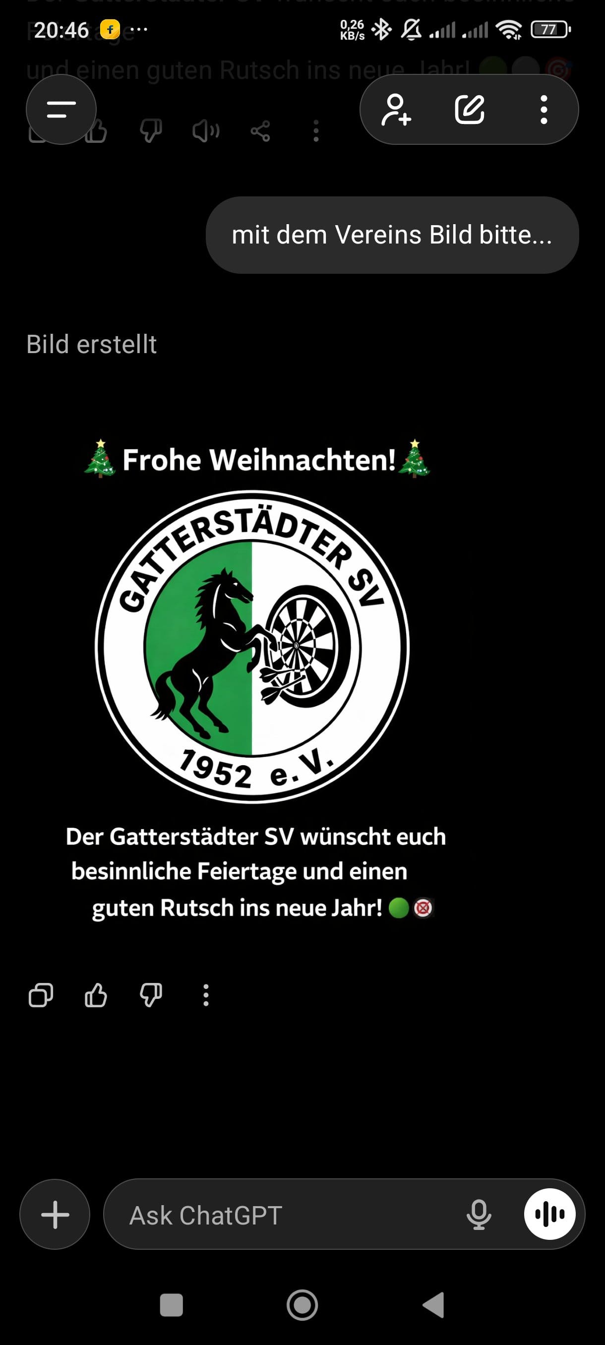 SV Gatterstädt Abteilung Dart