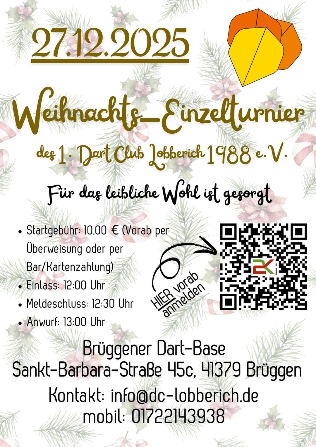 Weihnachts-Einzelturnier 1. DC Lobberich