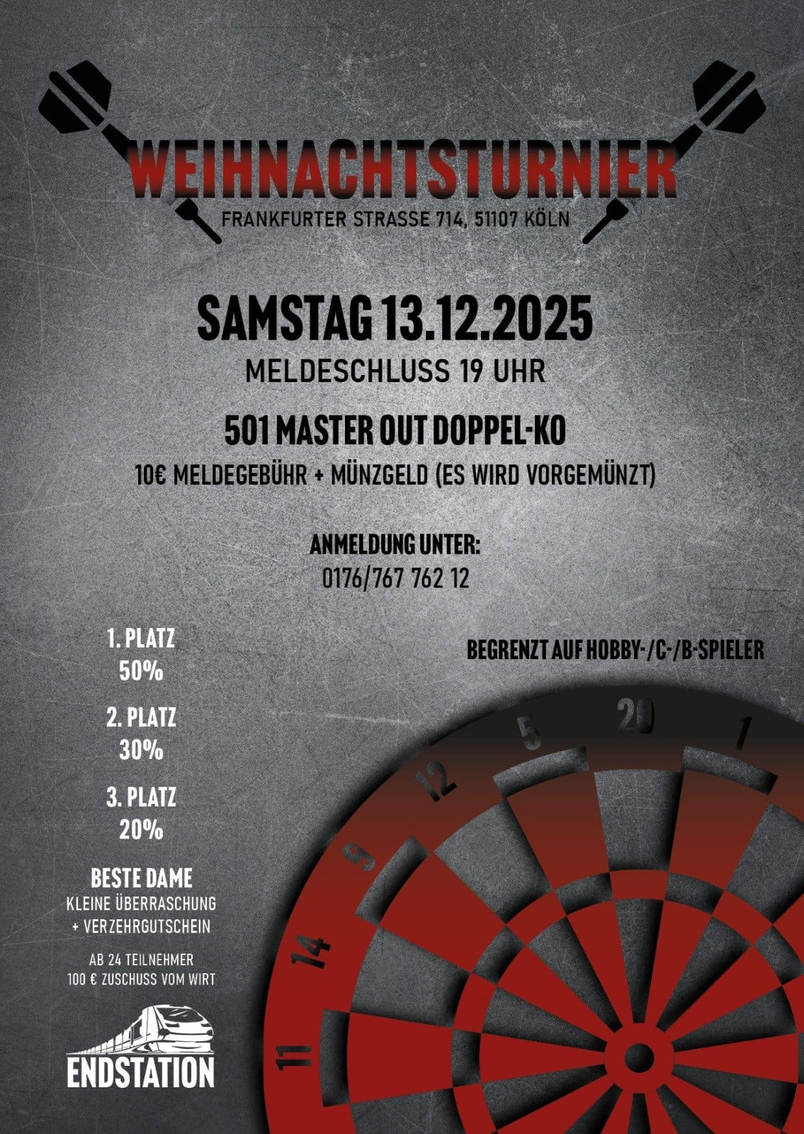 Weihnachtsturnier Endstation Köln